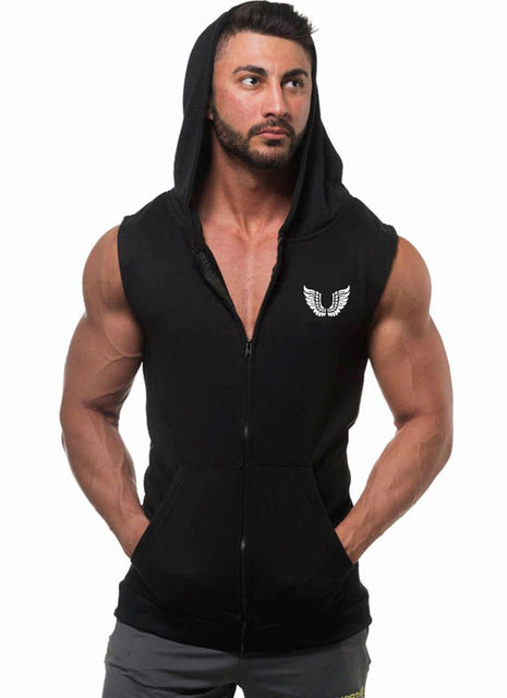 Men's Hooded Tank V2-FITNESS ENGINEERING