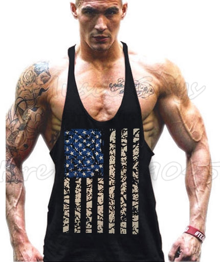 Men's Printed Stringers-FITNESS ENGINEERING