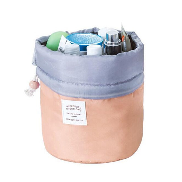 Barrel Cosmetic Travel Bag-FITNESS ENGINEERING