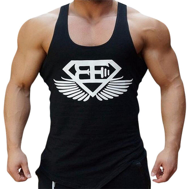 Men's Asymmetrical Tank-FITNESS ENGINEERING