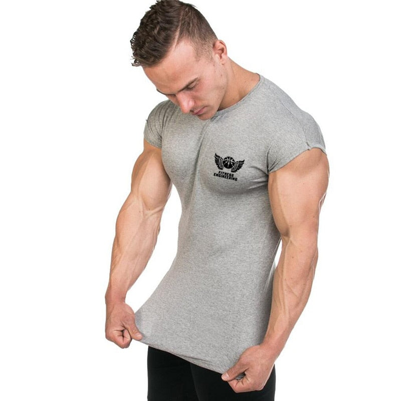 Men's Muscle Tee V2-FITNESS ENGINEERING