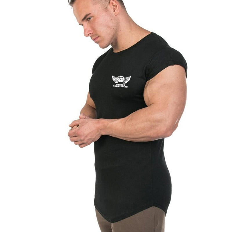 Men's Muscle Tee V2-FITNESS ENGINEERING