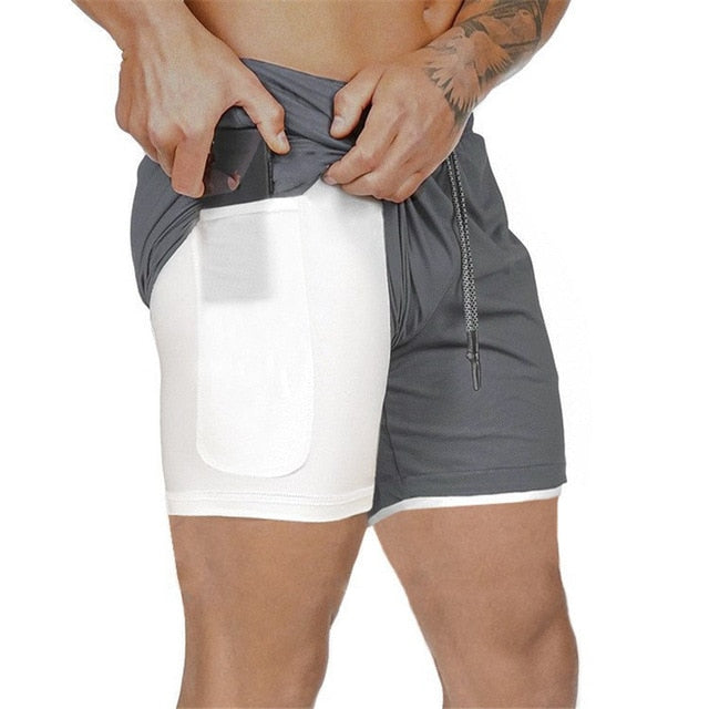 Men's Ultra Dual Layer Shorts-FITNESS ENGINEERING