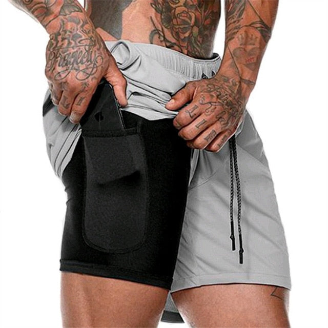 Men's Ultra Dual Layer Shorts-FITNESS ENGINEERING