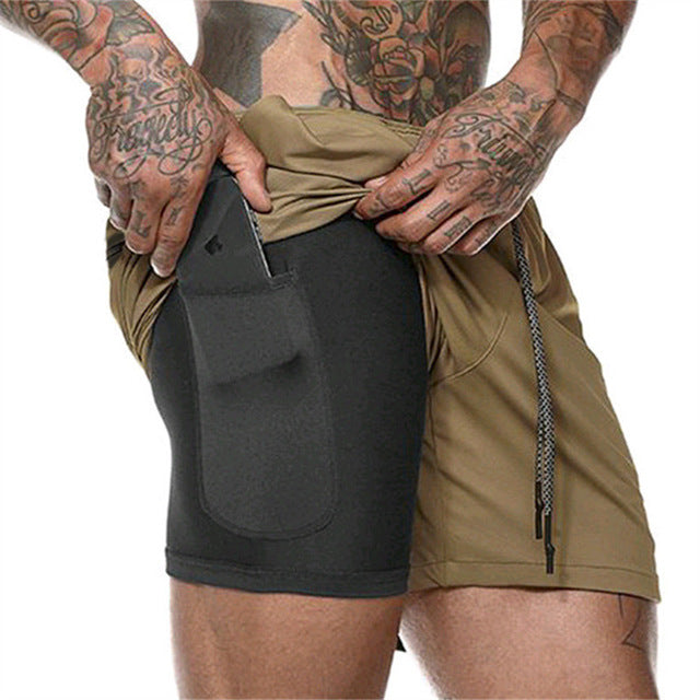 Men's Ultra Dual Layer Shorts-FITNESS ENGINEERING