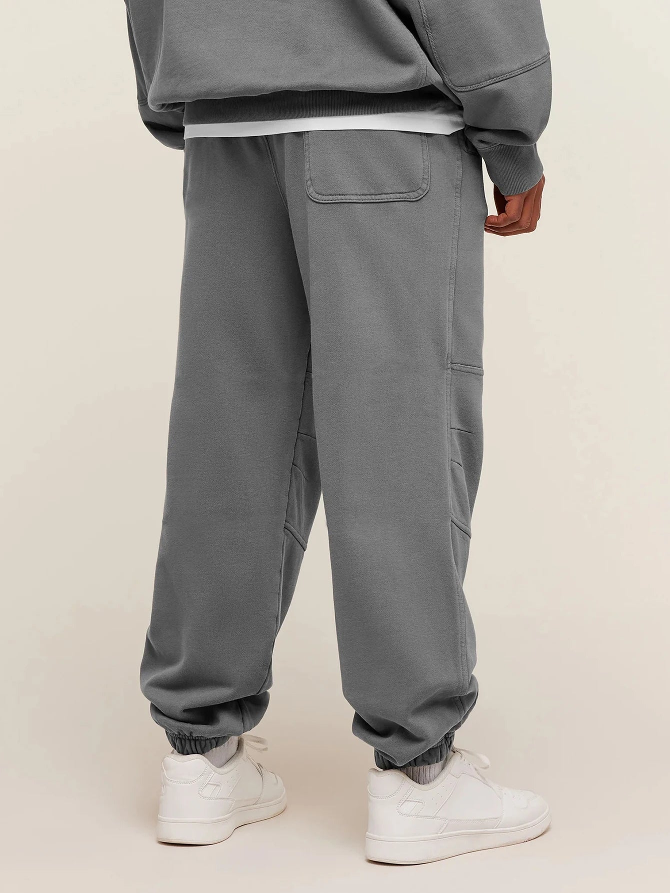 Men's V2 Cuffed Essential Straight Leg Joggers - Dark Grey