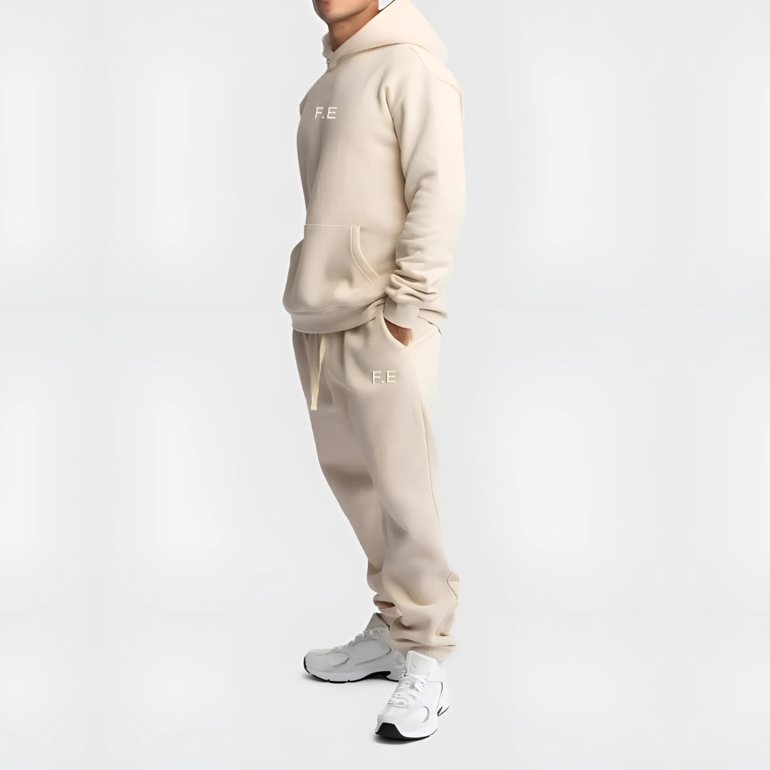 Men's FE Relaxed Fit Sweatpants - Cream