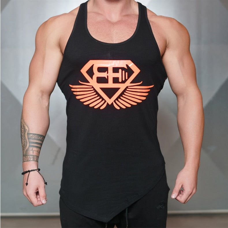 Men's Asymmetrical Tank-FITNESS ENGINEERING