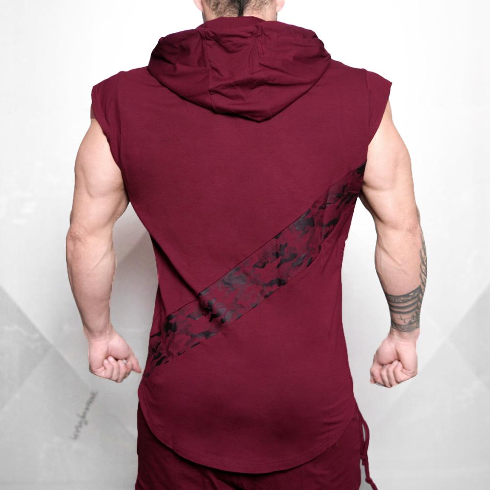 Men's Sleeveless Hooded Tank-FITNESS ENGINEERING