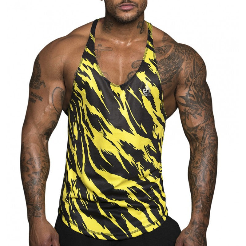 Men's Camouflage Tank Top-FITNESS ENGINEERING