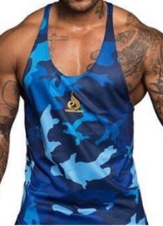 Men's Camouflage Tank Top-FITNESS ENGINEERING