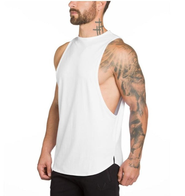 Men's Hybrid Tank Top-FITNESS ENGINEERING