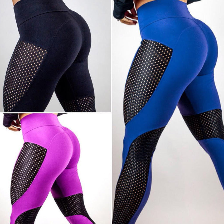 Women's Mesh Breathable Leggings-FITNESS ENGINEERING